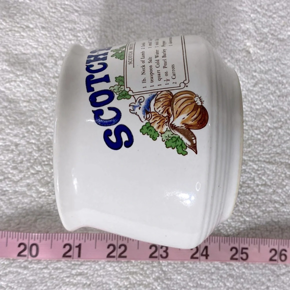 Vintage  Scotch Broth Ceramic Soup Cup Recipe Mug - Picture 11 of 12